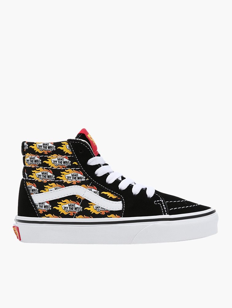 MyRunway Shop Vans Black Multi Sk8 High Top Sneakers for Kids